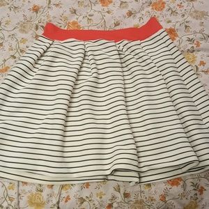 Striped Skater Skirt